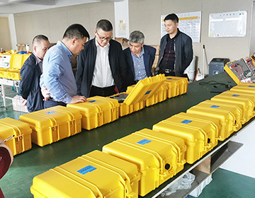 溫州市科技局黨委副書記、副局長朱勇敏一行走訪科暢調(diào)研工作的新聞圖片